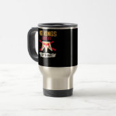 Mug De Voyage No King Patriotic Freedom No Kings In America Crea (Devant gauche)