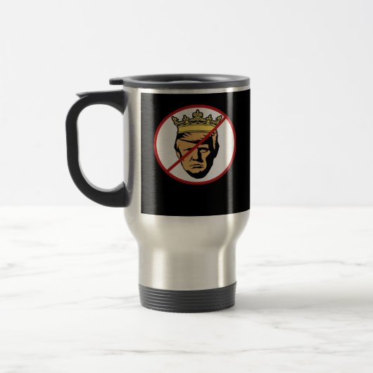 Mug De Voyage No Kings Anti Creative Classic Design (Gauche)