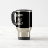 Mug De Voyage No Kings In America United States Independence Vin (Devant gauche)