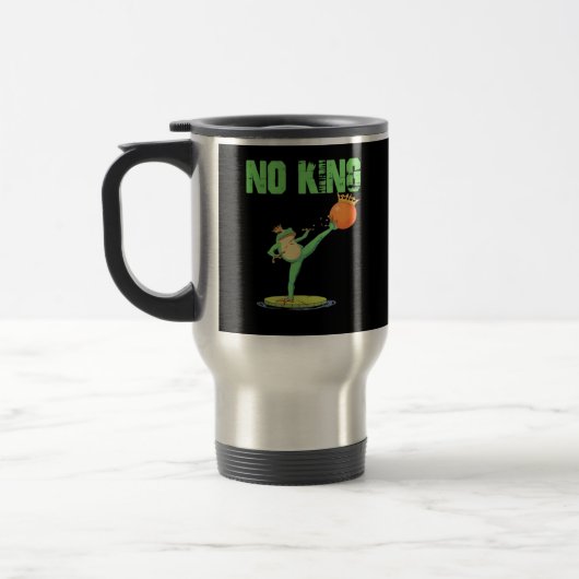 Mug De Voyage No Kings Portland Frog Protest – Funny Anti-Author (Gauche)