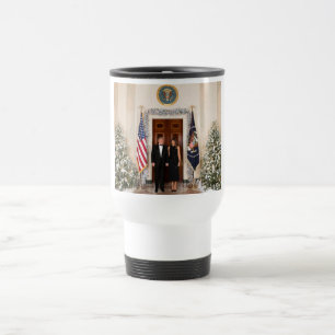 Mug De Voyage Noël à la Maison Blanche Donald Trump & Melania
