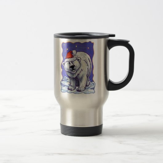Mug De Voyage Noël à l'ours polaire (Droit)