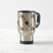 Mug De Voyage Noël aux chameaux (Devant droit)