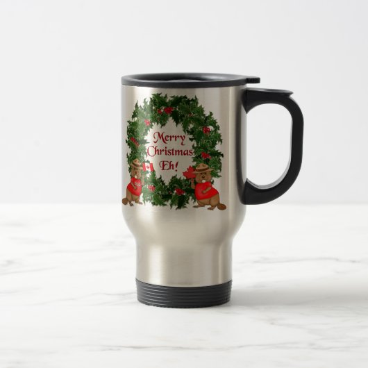 Mug De Voyage Noël canadien (Droit)