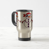 Noël de bonhomme de neige de pirate Joyeux