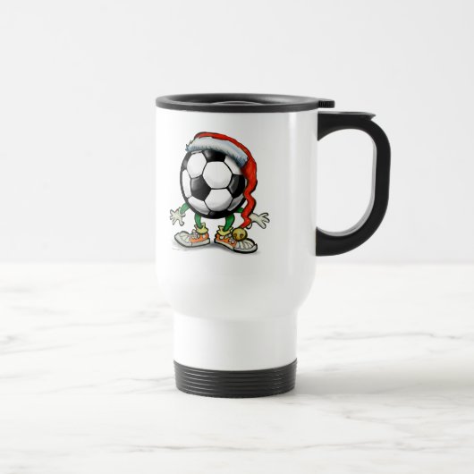 Mug De Voyage Noël de football (Droite)