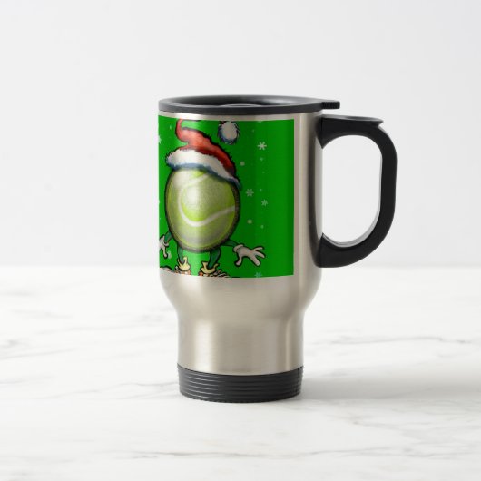 Mug De Voyage Noël de tennis (Droit)