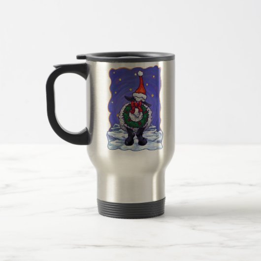 Mug De Voyage Noël des moutons (Gauche)