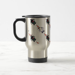Mug De Voyage Noël des pingouins