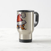 Mug De Voyage Noël du Chat Roux (Devant droit)