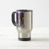 Mug De Voyage Noël du tigre (Devant gauche)