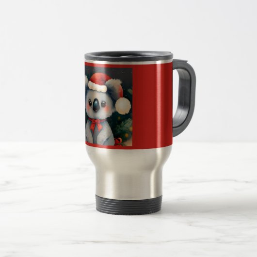 Mug De Voyage Noël Koala 1 (Devant droit)
