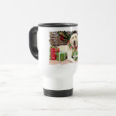 Mug De Voyage Noël - Labrador jaune - Strider (Devant gauche)