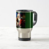 Mug De Voyage Noël Père Noël avec Chiens 4 (Devant droit)