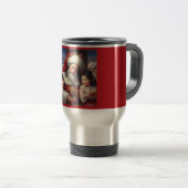 Mug De Voyage Noël Père Noël avec enfants 5 (Devant droit)