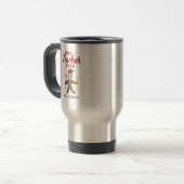 Mug De Voyage Noël personnalisé du meilleur enseignant (Devant gauche)