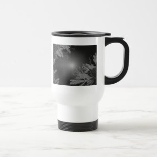 Mug De Voyage Noël Poinsettia Noir Et Gris V