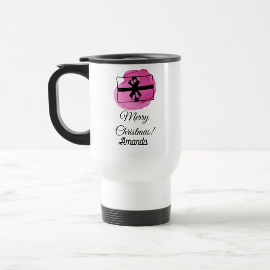 Mug De Voyage Noël rose (Gauche)