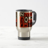 Mug De Voyage Noel Rouge (Devant droit)