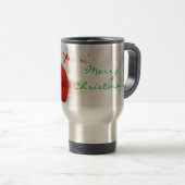 Mug De Voyage Noël Rouge et blanc Joyeux Noël I (Devant droit)
