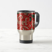 Mug De Voyage Noel rouge et vert (Devant droit)