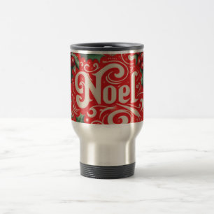 Mug De Voyage Noel rouge et vert