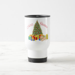 Mug De Voyage Noël Terrier Écossais