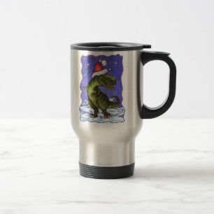 Mug De Voyage Noël Tyrannosaurus