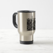 Mug De Voyage Noir blanc New York City Skyline (Devant gauche)