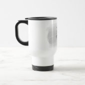 Mug De Voyage Noir et blanc monogramme (Gauche)