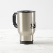 Mug De Voyage Noir et blanc New York City (Devant gauche)
