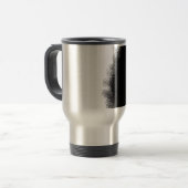 Mug De Voyage noir fumant (Devant gauche)