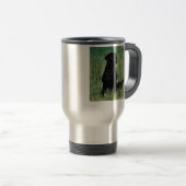 Mug De Voyage Noir-Laboratoire-Se reposer (Devant droit)
