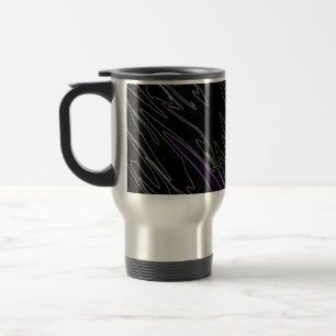 Mug De Voyage Noir marbré violet