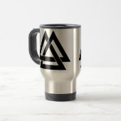 Mug De Voyage Noir - Noir (Devant gauche)