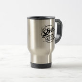Mug De Voyage Nom customisé Chef Cute (Devant droit)