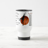 Mug De Voyage Nom de l'entraîneur de basket-ball, NOMS des joueu (Centre)