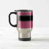 Mug De Voyage Nom fait sur commande V02 du meilleur monogramme (Gauche)