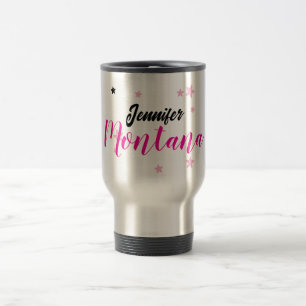 Mug De Voyage Nom minimaliste moderne élégant professionnel