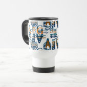 Mug De Voyage nom . nommé . personnalisé (Devant gauche)