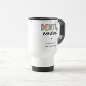 Mug De Voyage Nom personnalisé Dental Assistant Cadeau (Devant droit)