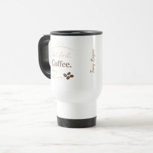Mug De Voyage Nom personnalisé Minimaliste