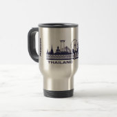 Mug De Voyage Nom personnalisé Thaïlande (Devant gauche)