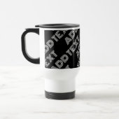 Mug De Voyage Nom rétro-moderne gras ou Motif Word (Gauche)