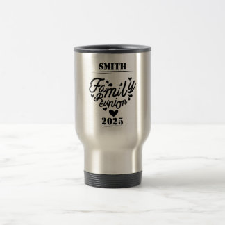 Mug De Voyage [Nom] Réunion de famille - [Année]