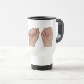 Mug De Voyage Nommez votre jambe de mouton (Devant droit)