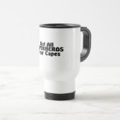 Mug De Voyage Non tous les caps d'usage de SUPERHEROS (Devant droit)