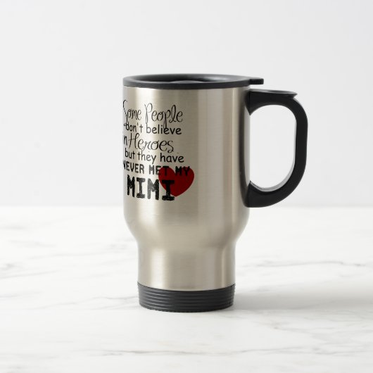 Mug De Voyage N'ont jamais rencontré mon mimi (Droit)