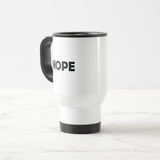 MUG DE VOYAGE NOPE (Devant gauche)
