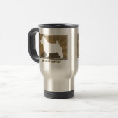Mug De Voyage Norwich Terrier terreux (Devant gauche)
